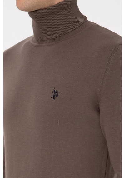 U.s. Polo Assn. Erkek Vizon Kazak /triko 50313640-vr052 Vızon