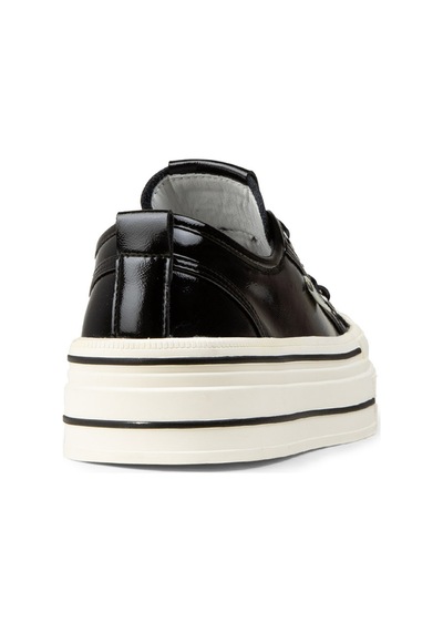 Deery Kadın Siyah Rugan Sneaker Ayakkabı - K0524zsyhc01 Siyah
