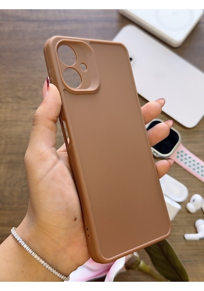 Samsung Galaxy A06 Uyumlu Kamera Korumalı Darbeye Dayanıklı Renk Atmayan Keep Silikon Kılıf Kahverengi Samsung Galaxy A06 Uyumlu Kamera Korumalı Darbeye Dayanıklı Renk Atmayan Keep Silikon Kılıf Kahverengi