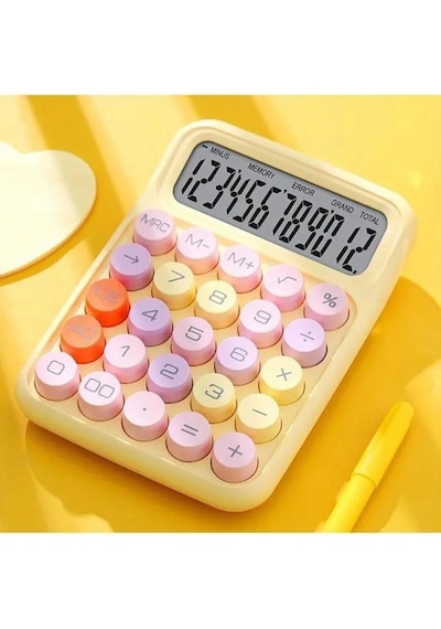 Mioji Mio CL12 12 Hane Mekanik Hesap Makinası Sarı