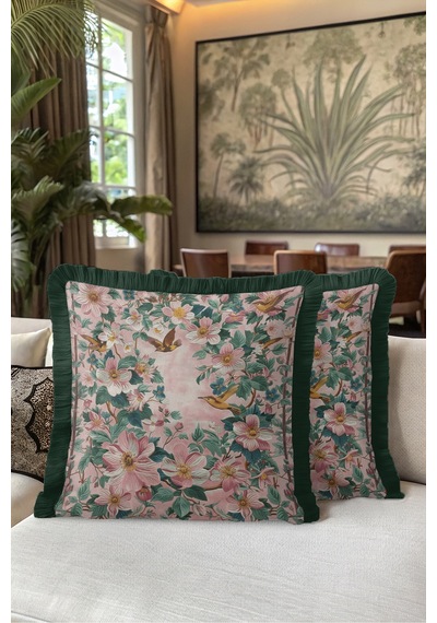 Çiçek Desenli Kuş Motifli Saçaklı Yastık Kılıfı-romantik Bahçe Boho Lacivert Püsküllü Kırlent Kılıfı Sessiz Sahil Aura Çiçek Desenli Kuş Motifli Saçaklı Yastık Kılıfı-romantik Bahçe Boho Lacivert Püsküllü Kırlent Kılıfı Sessiz Sahil Aura