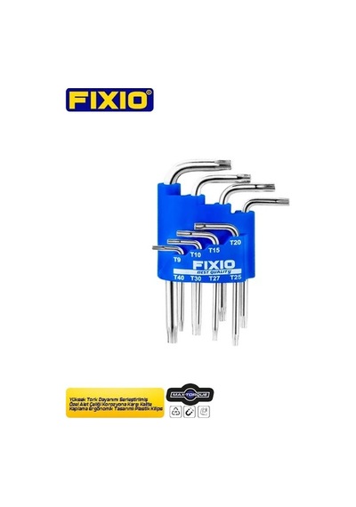 Fixio Fx4008 8 Parça Kısa Torx Alyan Takımı