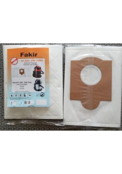 Fakir Ext 2600-3200 Süpürge Bez Toz Torbası 5 Adet