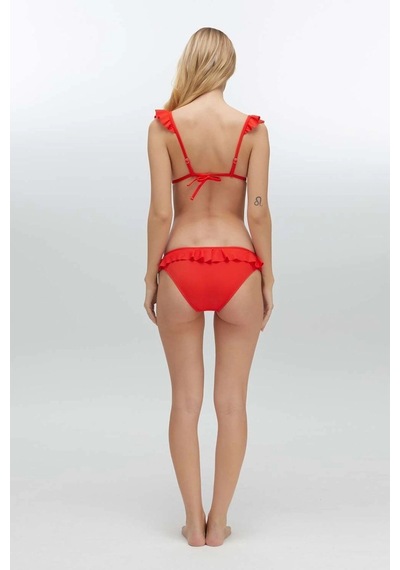 U.S. Polo Assn. Kadın Kırmızı Bikini Takım