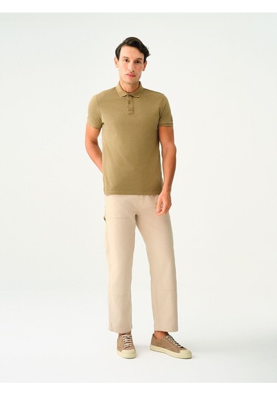 LOFT Regular Fit Erkek Polo K.kol Lf2035463 Q1.v1 Camel
