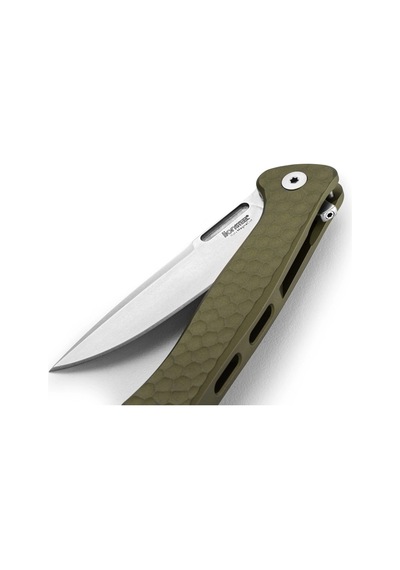 Lionsteel Emmet Em01a Gs Stone Washed Blade Magnacut Green Aluminium Hammertone Kamp Çakı Yeşil