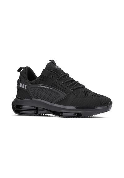 Erkek Günlük Sneaker Siyah-bull025 Siyah