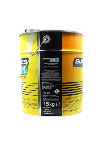Petrol Ofisi Süper Gres Ep 1 Lityum Sabunlu Performanslı Gres 15 KG
