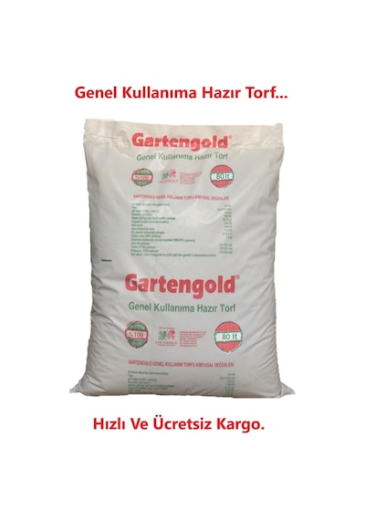 Gartengold Genel Kullanım Torf özel Extra Süpermix 80 L