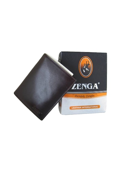 Zenga Deri Erkek Cüzdanı 102-2 Kahverengi