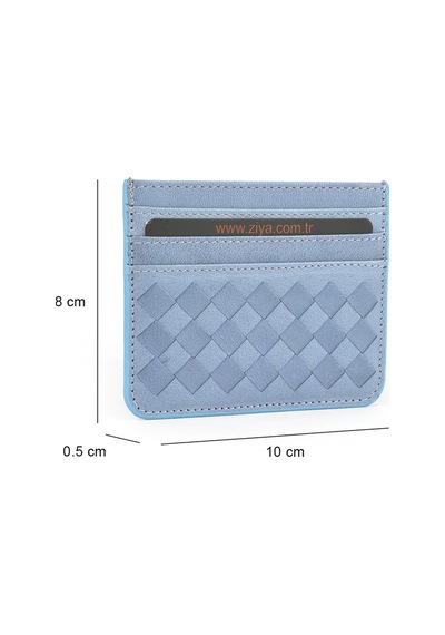 Ziya, Unisex Hakiki Deri Kartlık 1539852z06 Mavi 1539852z06 210 Mavi