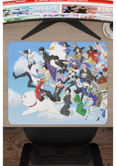 Gintama Anime V3 - 48x40 Xl Gaming Kauçuk Kaymaz Taban Mouse Pad Fare Altlığı