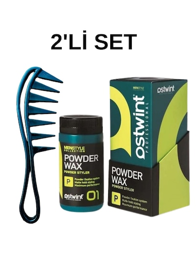 Profesyonel Şekil Tarağı & Ostwnt Profesyonel Saç Şekillendirici Pudra Wax 20gr Yeşil