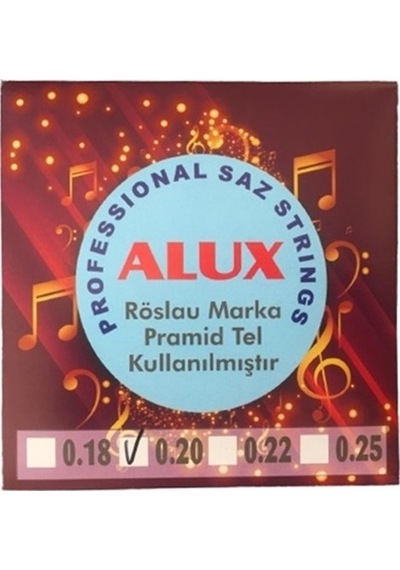 Alux Alx020P Pramid Uzun Sap Bağlama Teli 0.20