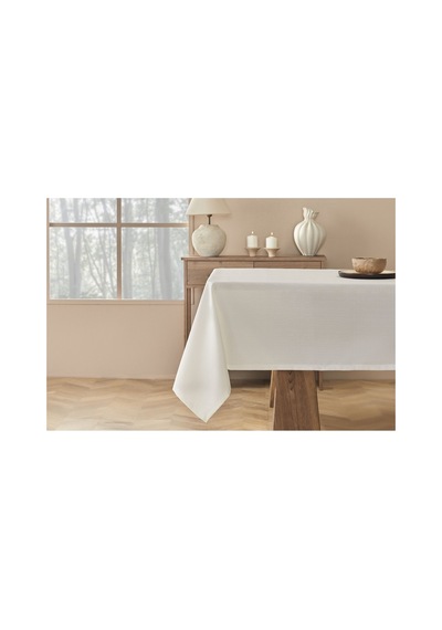 Cross Masa Örtüsü 150x150 Cm Krem