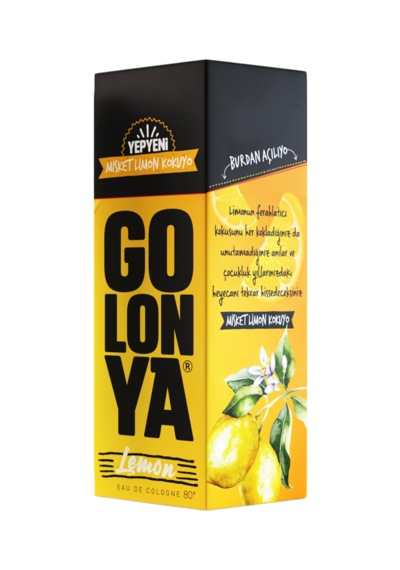 Lemon 250 Ml Cam Şişe Limon Kokulu Kolonya 12 Adet 1 Koli