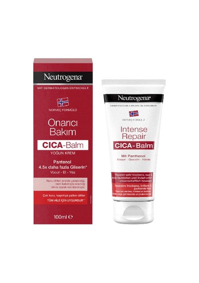 Neutrogena Cica Balm Onarıcı Bakım Krem 100 Ml
