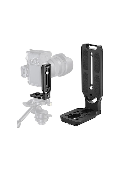 Quick Release L Plate Aynasız Ve Dslr Makineleri Dikey Kadraj Bağlama Adaptörü