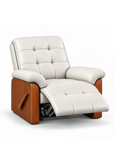 Smarto Relax Ceviz Ahşap Yan Panelli Gerçek Deri Manuel Mekanizmalı Yatar Ayak Uzatmalı Ergonomik Tv Koltuğu Baba Koltuğu Kahverengi Smarto Relax Ceviz Ahşap Yan Panelli Gerçek Deri Manuel Mekanizmalı Yatar Ayak Uzatmalı Ergonomik Tv Koltuğu Baba Koltuğu Kahverengi