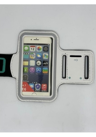 Beyaz Apple iPhone Uyumlu 12 13 Kol Bandı Spor İçin Telefon Kılıf 13.5 Cm 7 Kılıfı