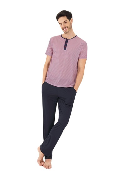 Yeni İnci Viskon 3'lü Erkek Pijama Takım Epj825 001