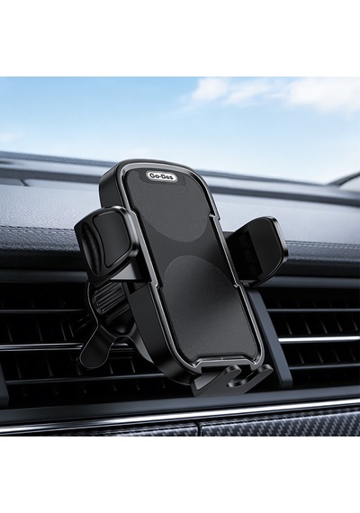 Go Des Gd-hd265 360 Derece Dönebilen Yarı Otomatik Araç Telefon Tutucu Siyah