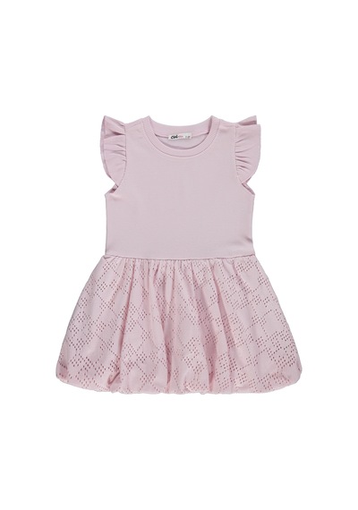 Civil Girls Balon 2-5 Yaş Elbise - Pembe