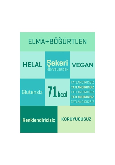 Böğürtlen Meyve Barı 288 Adet Atıştırmalıklar Vegan, Glutensiz 20g X 288 Adet