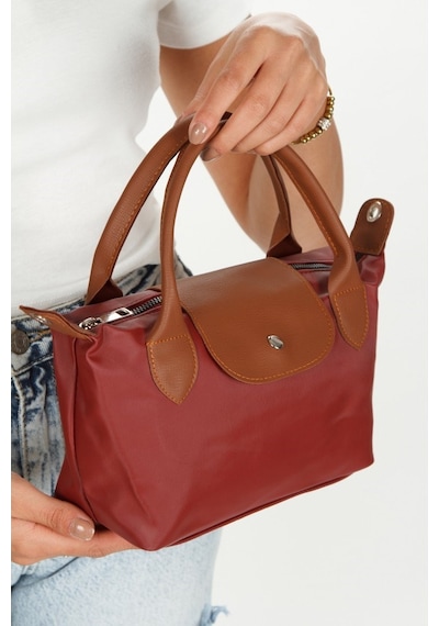 Newish Polo Kadın Bordo Tiger Small El Ve Omuz Çantası New276 Bordo