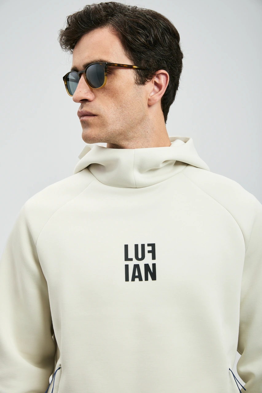 Lufian Snow Erkek Sweatshirt Kırık Beyaz Kırık Beyaz 112030183100510 Kırık Beyaz