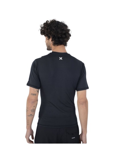 Hurley Hurley Oao Quickdry Rashguard Erkek Siyah Likra Blk
