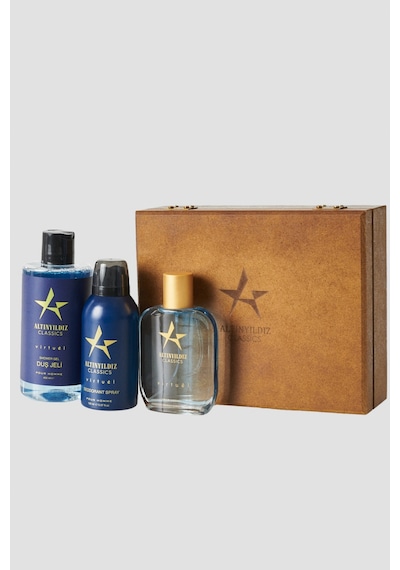Altınyıldız Classics AC Virtuel Erkek Parfüm EDP 100 ML + Duş Jeli 400 ML + Erkek Sprey Deodorant 150 ML