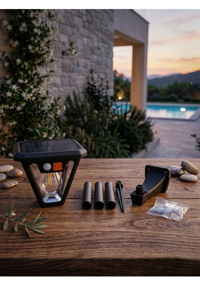 Eco Lounge Cata Ct 7318 Sakura Solar Bahçe Armatür 25w 3200k Gün Işığı Çok Renkli