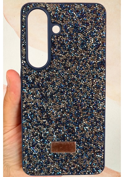 Samsung Galaxy S26 Yıldız Tozu Premium Lacivert Silikon Kılıf