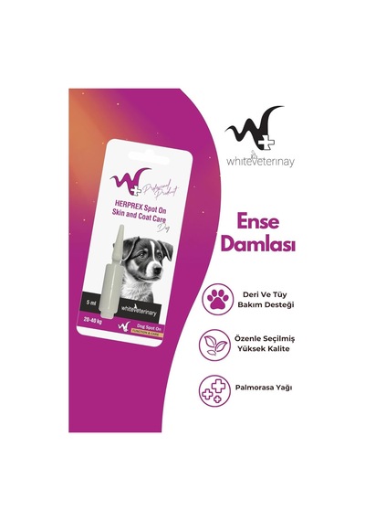 Whiteveterinay Köpek Damlası Bit Ve Pire 20-40kg 1ml