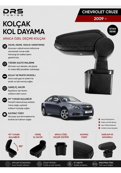 Chevrolet Cruze 2009 - Kolçak Kol Dayama Siyah