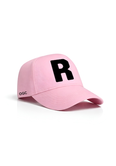 Ogc R Harfi Unisex Şapka Pembe