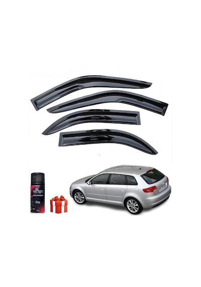 Audi A3 Mügen Cam Rüzgarlığı Hb 2004-2013 Arası 4 Lü Takım+koku