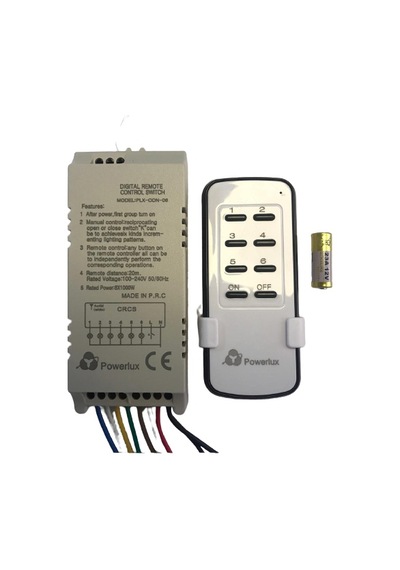 6 Kanal 220V Aydınlatma Kumanda Led Kontrol Kumanda N11.7621