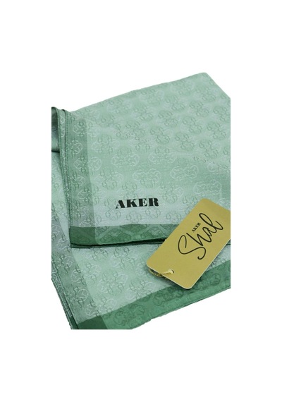 Aker 75x190 Cm Monogram Jakar Şal-953 Yeşil-953 Yeşil-953