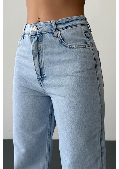 Lacarino 7714 W.leg Kadın Jean Pantolon Lıght Blue