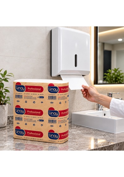 Ekonomik Z Katlama Dispenser Havlu 2 Katlı 200 Yaprak 12 Paket