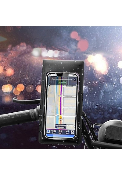 Bisiklet Ve Motosiklet Telefon Tutucu Go Des Gd-hd907 Su Geçirmez Tasarımlı