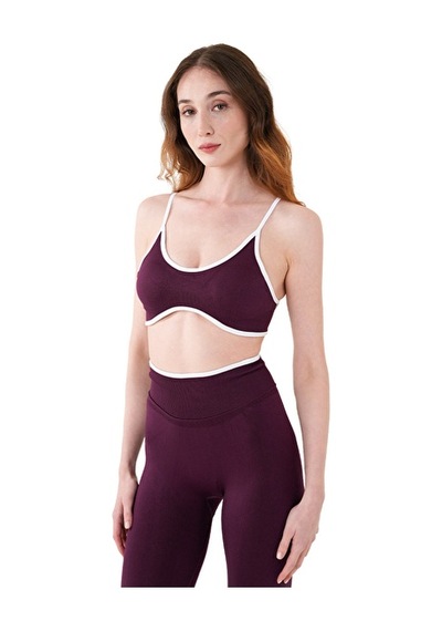 Musclecloth Nova Seamless Sport Bra Bordo