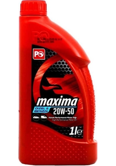 Petrol Ofisi Maxima 20W-50 Benzinli Motor Yağı 1 L