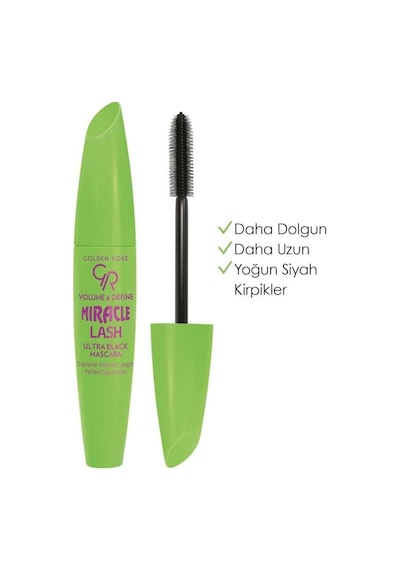 Volume & Define Miracle Lash Mascara - Hacim Sağlayan Ultra Siyah Maskara 0