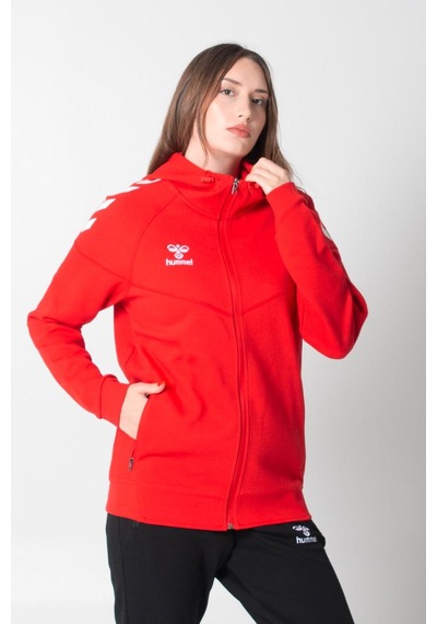 Hummel Armin Pro Pamuklu Sweatshirt Kırmızı