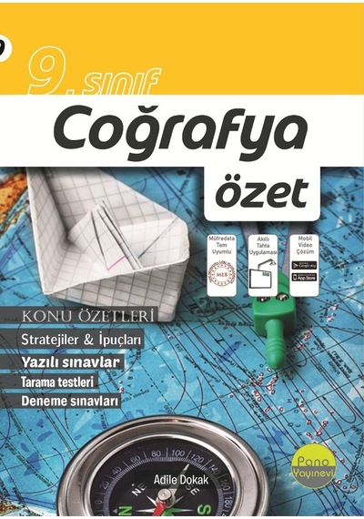 Pano Yayınları 9. Sınıf Coğrafya Özet Yni