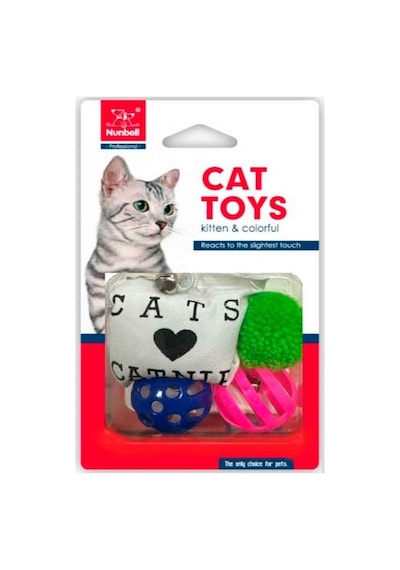 Nunbell Kedi Oyuncağı Kedi Otlu 4 Lü Paket