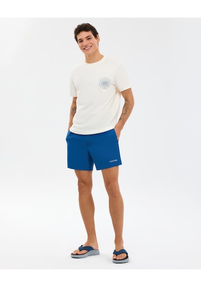 Skechers M 5 Inch Swimshort Erkek Mavi Deniz Şortu S211654-4295 Mavi